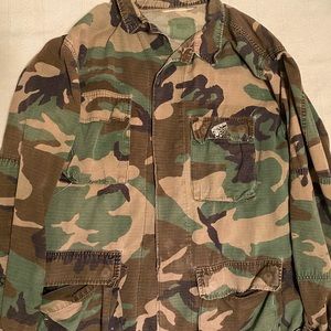 Oversized Vintage Military Jacket